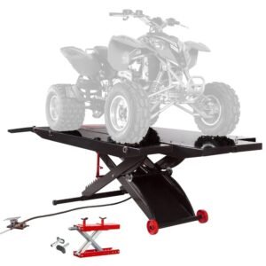 black widow bw prolift hdxw atv prolift atv lift table and center jack