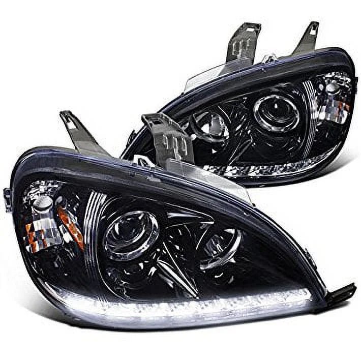 spec d tuning 2lhp bw16302g tm benz w163 ml320/350/55 glossy black smd led drl projector headlights spec d tuning 2lhp bw16302g tm benz w163 ml320/350/55 glossy black smd led drl projector headlights