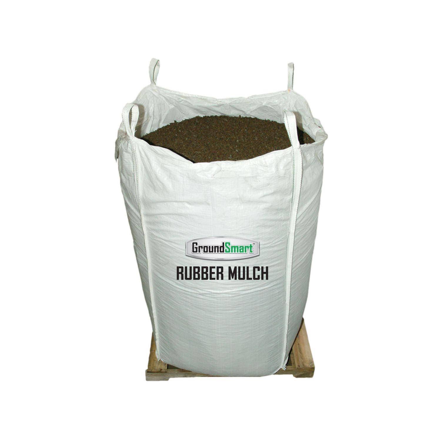 76.9 cu. ft. mocha brown rubber mulch 76.9 cu. ft. mocha brown rubber mulch