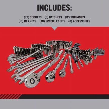 craftsman overdrive 1/4 & 3/8 & 1/2 in. drive metric/sae 6 point mechanic’s tool set 154 pc craftsman overdrive 1/4 & 3/8 & 1/2 in. drive metric/sae 6 point mechanic’s tool set 154 pc