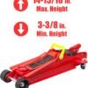 big red hydraulic low profile floor jack with single piston quick lift pump, 2.5 ton, red, w8255am big red hydraulic low profile floor jack with single piston quick lift pump, 2.5 ton, red, w8255am