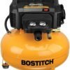 bostitch pancake air compressor, oil free, 6 gallon, 150 psi btfp02012