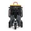 featherchair ezfold lightweight electric power folding scooter, black and orange featherchair ezfold lightweight electric power folding scooter, black and orange