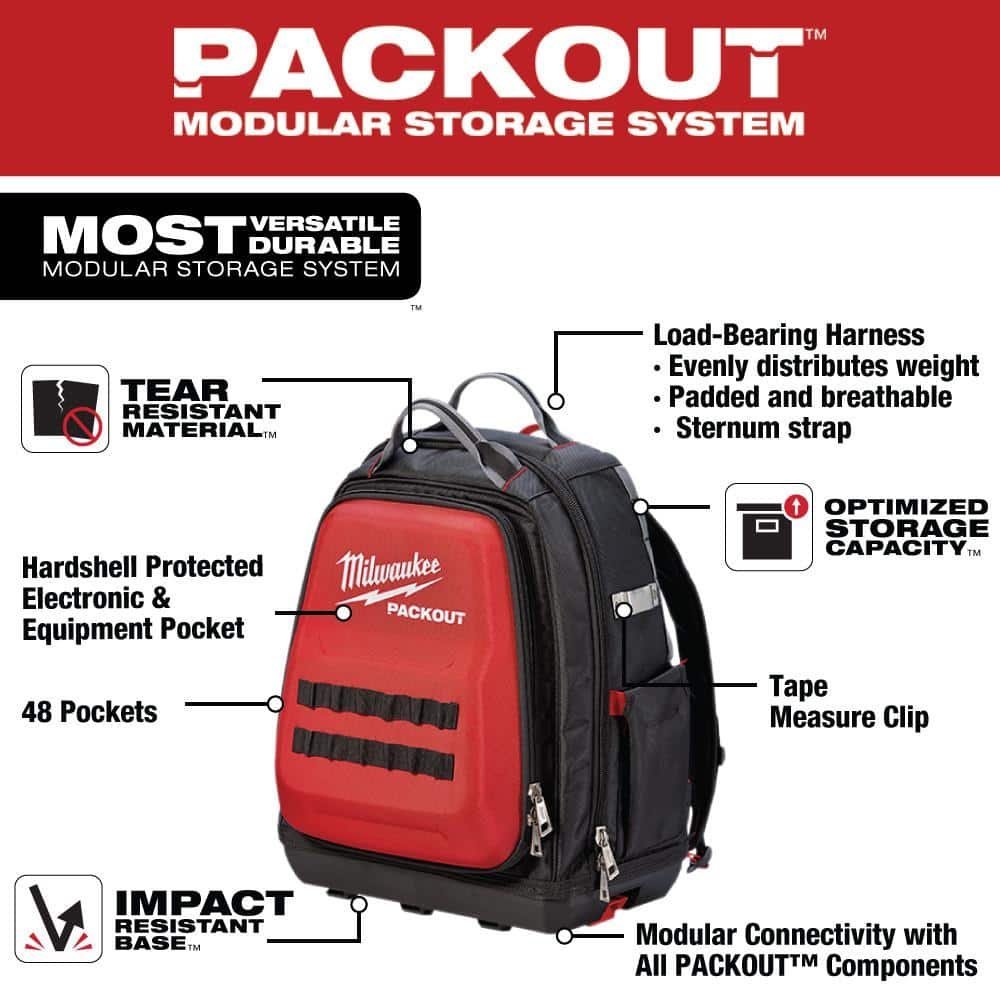 15 in. packout backpack 48 22 8301 15 in. packout backpack 48 22 8301