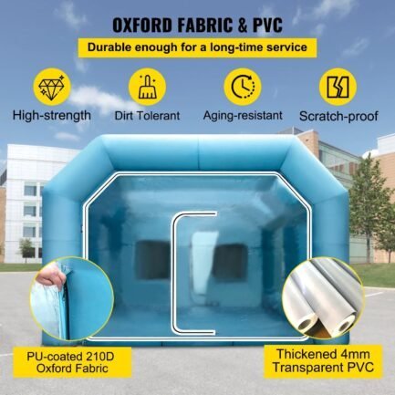 skyshalo inflatable paint booth, inflatable spray booth with filter system portable, car paint booth for car parking tent workstation (33×16.4×11.5ft) skyshalo inflatable paint booth, inflatable spray booth with filter system portable, car paint booth for car parking tent workstation (33×16.4×11.5ft)