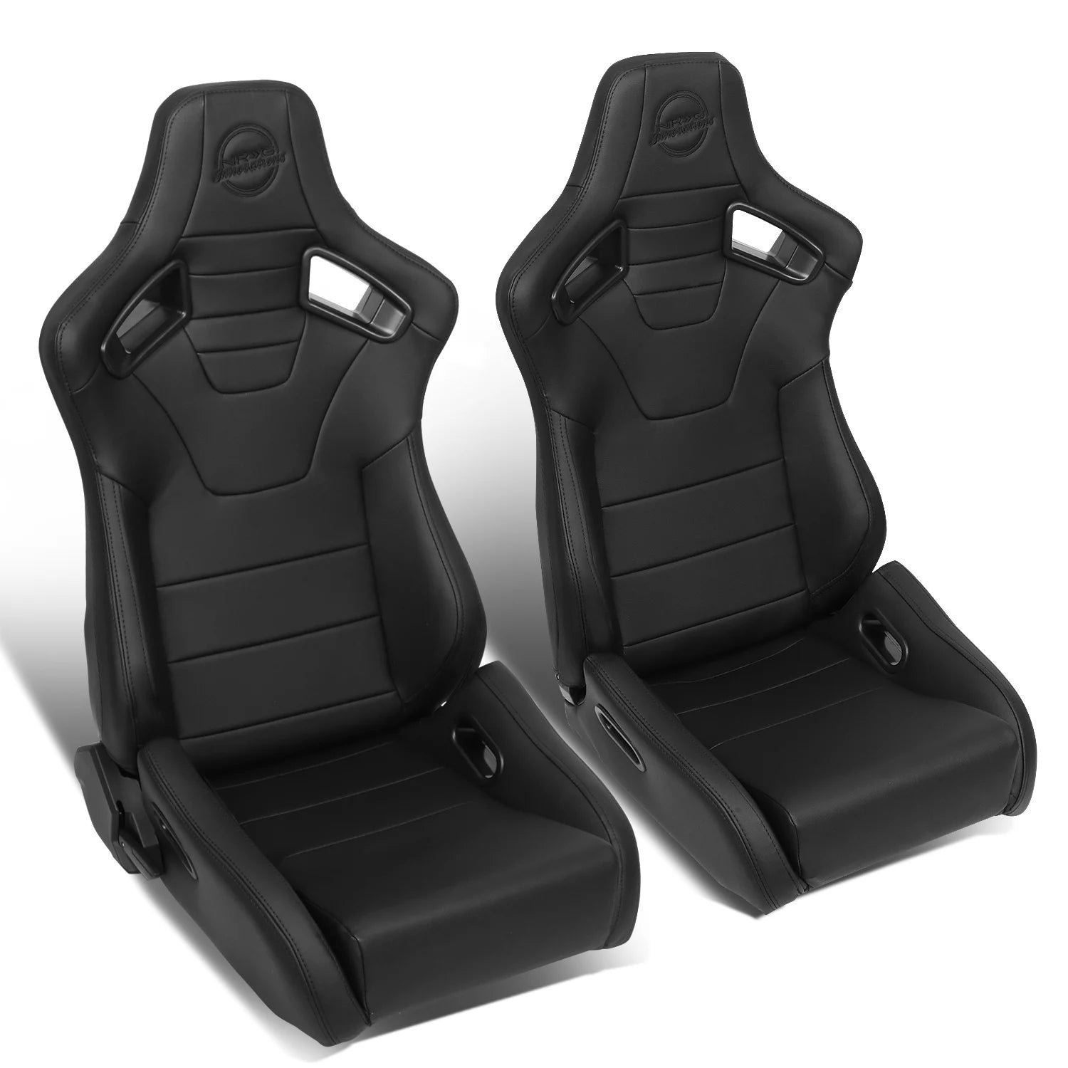 nrg innovations nrg rsc 750 l r bk bk nrg innovations pair pvc leather bucket racing seats with sliders nrg innovations nrg rsc 750 l r bk bk nrg innovations pair pvc leather bucket racing seats with sliders