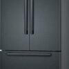 bosch – 800 series 21 cu. ft. french door counter depth smart refrigerator – black stainless steel bosch – 800 series 21 cu. ft. french door counter depth smart refrigerator – black stainless steel