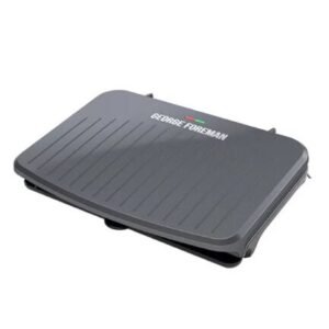 Store george foreman 9 serving classic plate electric indoor grill and panini press in gunmetal grey