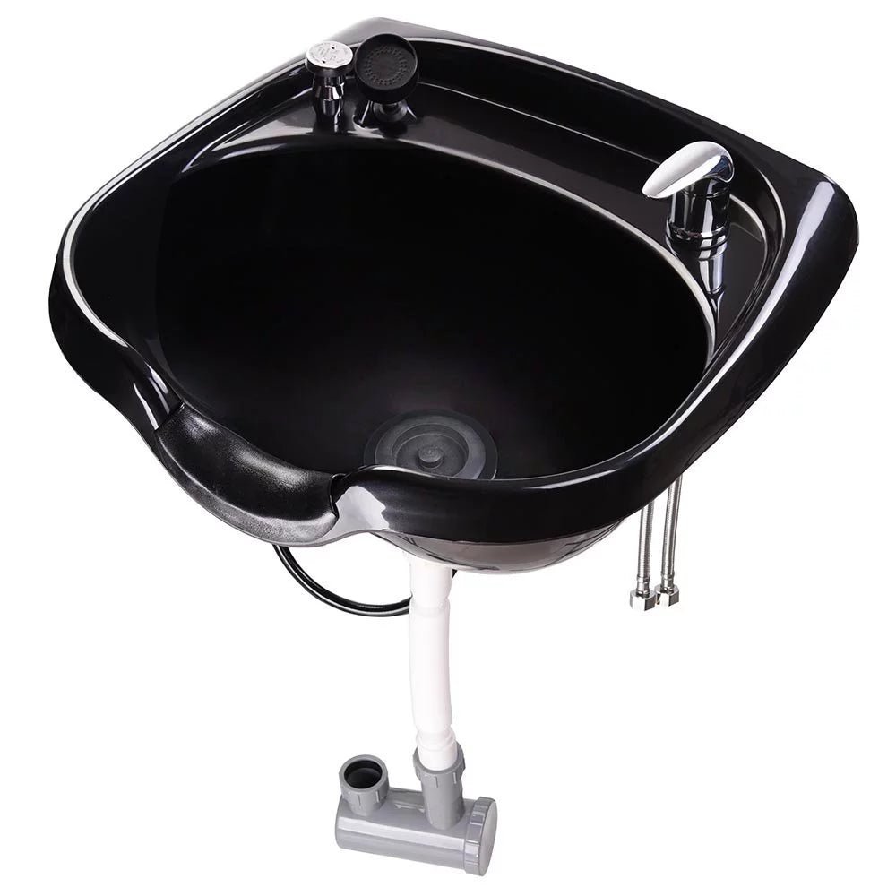 Store hair basin sink shampoo bowl cupc certified vacuum breaker sprayer neck rest beauty salon equipment for home barbershop