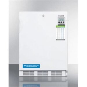 24 in. wide built in ada height 25 deg c manual defrost all freezer with lock & alarm