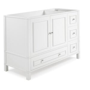 alaterre furniture williamsburg white vanity cabinet