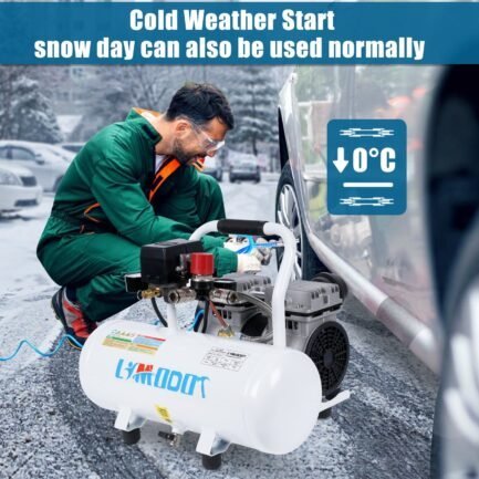 limodot air compressor, ultra quiet air compressor, only 60db, 2 gallon air tank, dual couplers supports two users, fast 20s recovery, oil free, ideal for shop, garage, car, pneumatic tools limodot air compressor, ultra quiet air compressor, only 60db, 2 gallon air tank, dual couplers supports two users, fast 20s recovery, oil free, ideal for shop, garage, car, pneumatic tools