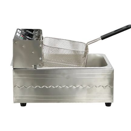 1600w electric deep fryer, stainless steel countertop fryer large capacity, thickening multi functional fryer commercial single chamber 2.5 gallon 1600w electric deep fryer, stainless steel countertop fryer large capacity, thickening multi functional fryer commercial single chamber 2.5 gallon