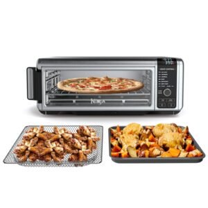 ninja foodi sp101/ft102co digital fry, convection oven, toaster, air fryer, flip away for storage, with xl capacity, and a stainless steel finish (renewed)