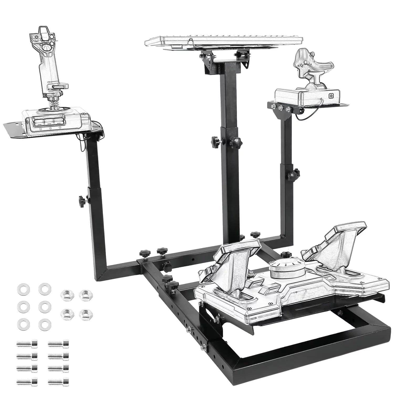marada flight simulator cockpit racing wheel stand adjustable fit for thrustmaster hotas warthog marada flight simulator cockpit racing wheel stand adjustable fit for thrustmaster hotas warthog