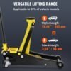 bentism low profile floor jack 3 ton (6600 lbs), aluminum and steel hydraulic racing floor jack, dual piston quick lift pump, 19 11/16″ 3 6/11″ height lifting range, yellow+black bentism low profile floor jack 3 ton (6600 lbs), aluminum and steel hydraulic racing floor jack, dual piston quick lift pump, 19 11/16″ 3 6/11″ height lifting range, yellow+black