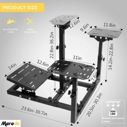 marada flight simulator cockpit racing wheel stand adjustable fit for thrustmaster hotas warthog marada flight simulator cockpit racing wheel stand adjustable fit for thrustmaster hotas warthog