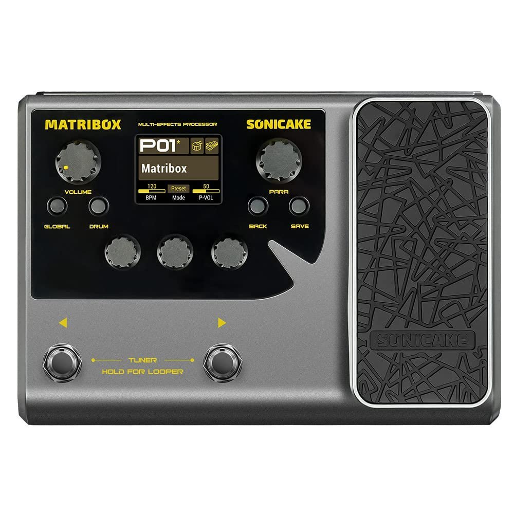 sonicake multi effects processor with expression pedal guitar bass amp modeling ir cabinets simulation stereo otg usb audio interface matribox sonicake multi effects processor with expression pedal guitar bass amp modeling ir cabinets simulation stereo otg usb audio interface matribox