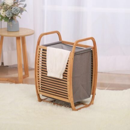 proman products cambridge light weight bamboo laundry hamper, basket with lid and handles, natural, 16 w x 14 d x 24 h proman products cambridge light weight bamboo laundry hamper, basket with lid and handles, natural, 16 w x 14 d x 24 h