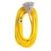 bergen industries 100 ft. 123 sjtw 15 amp125 volt outdoor triple tap extension cord yellow oc1001233t bergen industries 100 ft. 123 sjtw 15 amp125 volt outdoor triple tap extension cord yellow oc1001233t