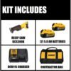 dewalt 20 volt max cordless reciprocating saw with (2) 20 volt batteries 5.0ah and charger💝 last day for clearance dewalt 20 volt max cordless reciprocating saw with (2) 20 volt batteries 5.0ah and charger💝 last day for clearance