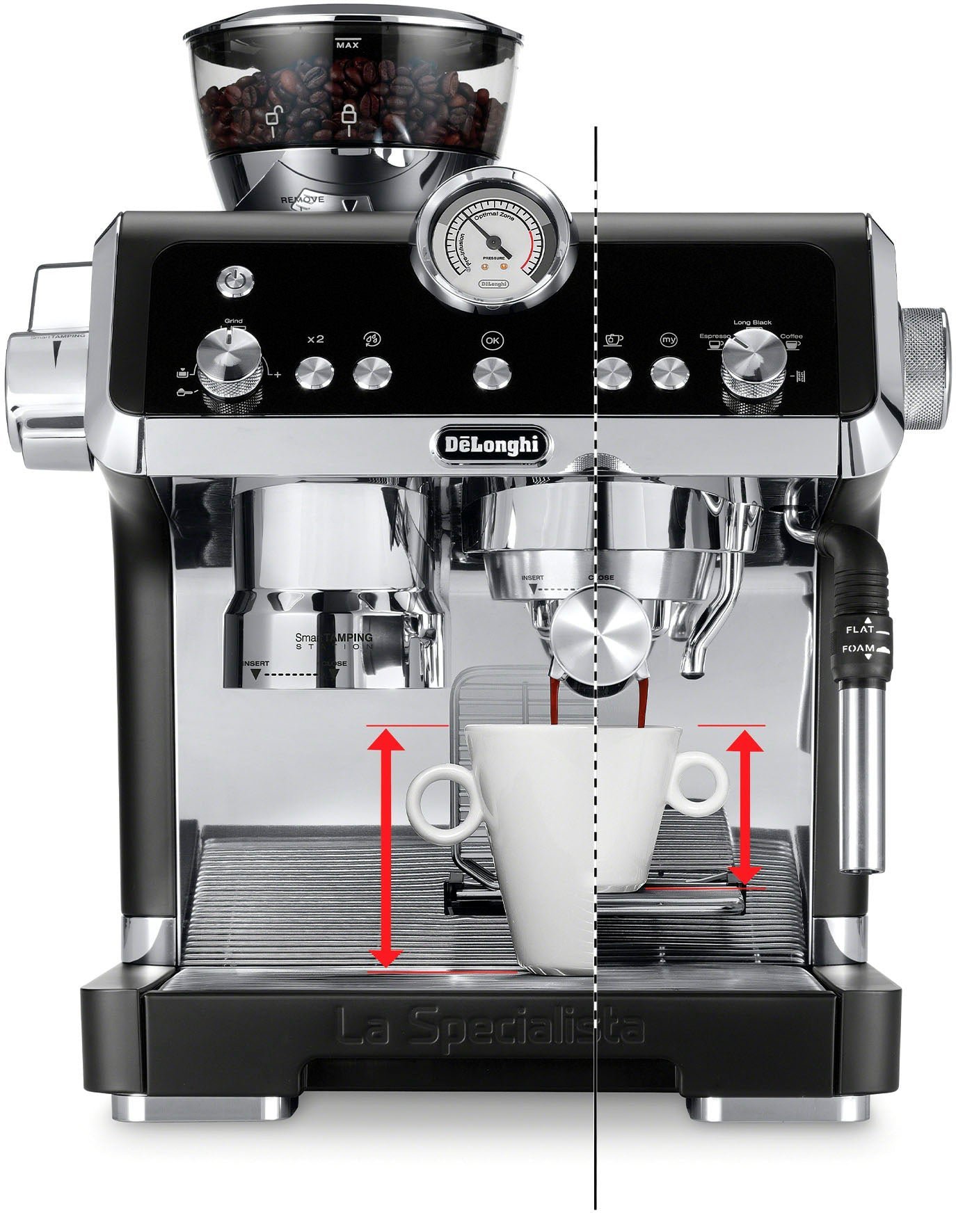 de’longhi la specialista espresso machine ec9335bk – black de’longhi la specialista espresso machine ec9335bk – black