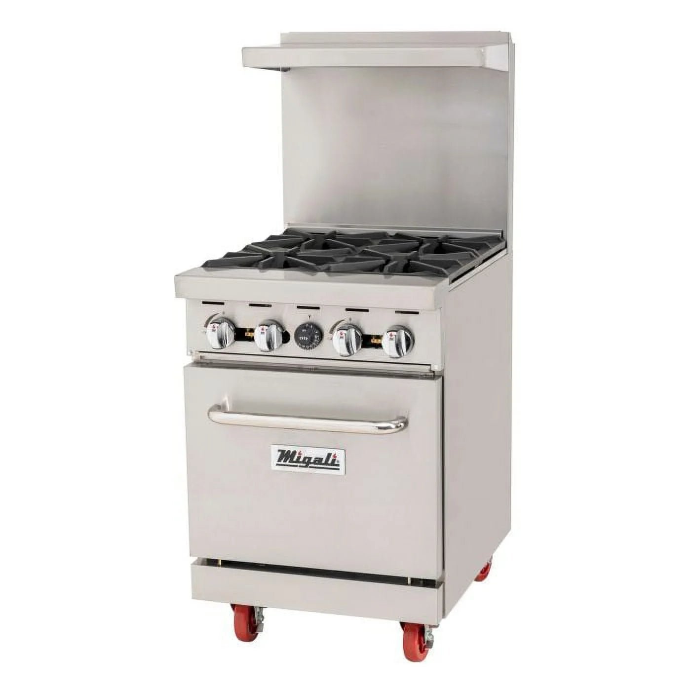 24″ wide, 4 burner natural gas range 24″ wide, 4 burner natural gas range
