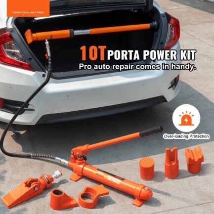 bentism 10 ton porta power kit hydraulic jack air pump lift ram all in one portable auto body frame repair power tool bentism 10 ton porta power kit hydraulic jack air pump lift ram all in one portable auto body frame repair power tool