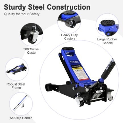3 ton floor jack, hydraulic low profile car jack, heavy duty steel hydraulic jack floor jack with dual piston quick lift pump, lifting range 5.1″ 20″ 3 ton floor jack, hydraulic low profile car jack, heavy duty steel hydraulic jack floor jack with dual piston quick lift pump, lifting range 5.1″ 20″