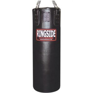ringside soft filled leather 65 lb. heavy bag black