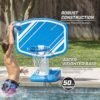 gosports splash hoop swimming pool basketball game�� includes poolside water basketball hoop�� 2 balls and pump gosports splash hoop swimming pool basketball game�� includes poolside water basketball hoop�� 2 balls and pump
