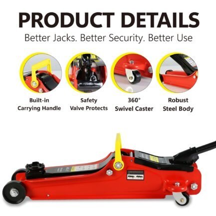 low profile car jack lift, seizeen 2 ton(4000lbs) heavy duty floor jack with hydraulic lift pump, 3.3″ 15.2″ quick lift jack with carry bag, red low profile car jack lift, seizeen 2 ton(4000lbs) heavy duty floor jack with hydraulic lift pump, 3.3″ 15.2″ quick lift jack with carry bag, red