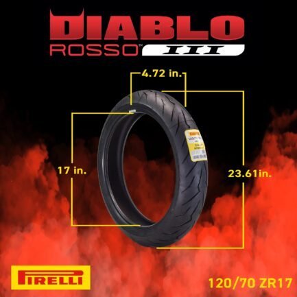 pirelli diablo rosso iii 120/70zr17 front & 240/45 zr17 rear tire with keychain pirelli diablo rosso iii 120/70zr17 front & 240/45 zr17 rear tire with keychain