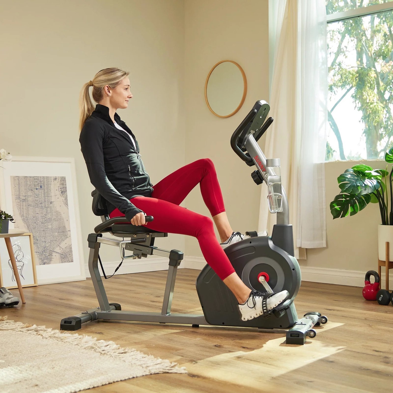 sunny health & fitness elite interactive series exercise recumbent bike – sf rb420046 sunny health & fitness elite interactive series exercise recumbent bike – sf rb420046