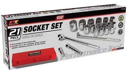 performance tool 21 piece sae 3/4″ drive socket set pmw1180 performance tool 21 piece sae 3/4″ drive socket set pmw1180