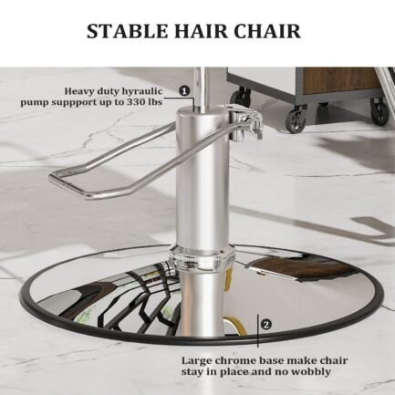 omysalon salon chair heavy duty for stylist, barber chair pink 360 degree swivel, hydraulic pump for hair cutting, beauty spa styling hairdressing tattoo equipment omysalon salon chair heavy duty for stylist, barber chair pink 360 degree swivel, hydraulic pump for hair cutting, beauty spa styling hairdressing tattoo equipment