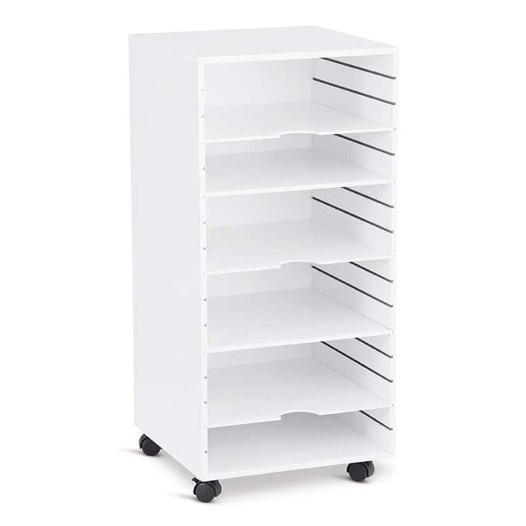 simply tidy modular mobile panel tower, white simply tidy modular mobile panel tower, white