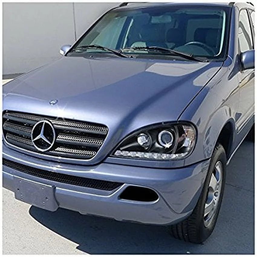 spec d tuning 2lhp bw16302jm tm benz w163 ml320 ml350 ml55 amg black smd led drl projector headlights spec d tuning 2lhp bw16302jm tm benz w163 ml320 ml350 ml55 amg black smd led drl projector headlights