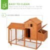 best choice products 80in wooden chicken coop multi level hen house, poultry cage w/ wire fence for 4 birds, farm best choice products 80in wooden chicken coop multi level hen house, poultry cage w/ wire fence for 4 birds, farm