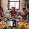 cusimax 2.6qt deep fryer, stainless steel, electric, new, model cmdf 02 cusimax 2.6qt deep fryer, stainless steel, electric, new, model cmdf 02