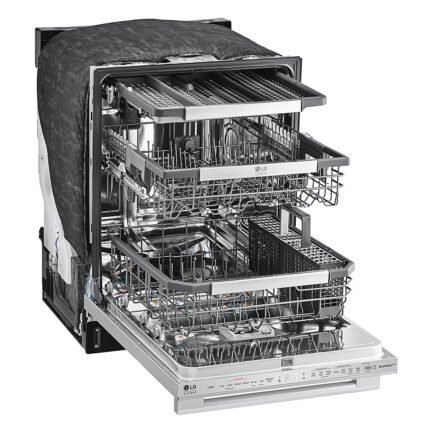 lg – studio 24″ top control smart built in stainless steel tub dishwasher with 3rd rack, quadwash, true steam and 40dba – stainless steel lg – studio 24″ top control smart built in stainless steel tub dishwasher with 3rd rack, quadwash, true steam and 40dba – stainless steel