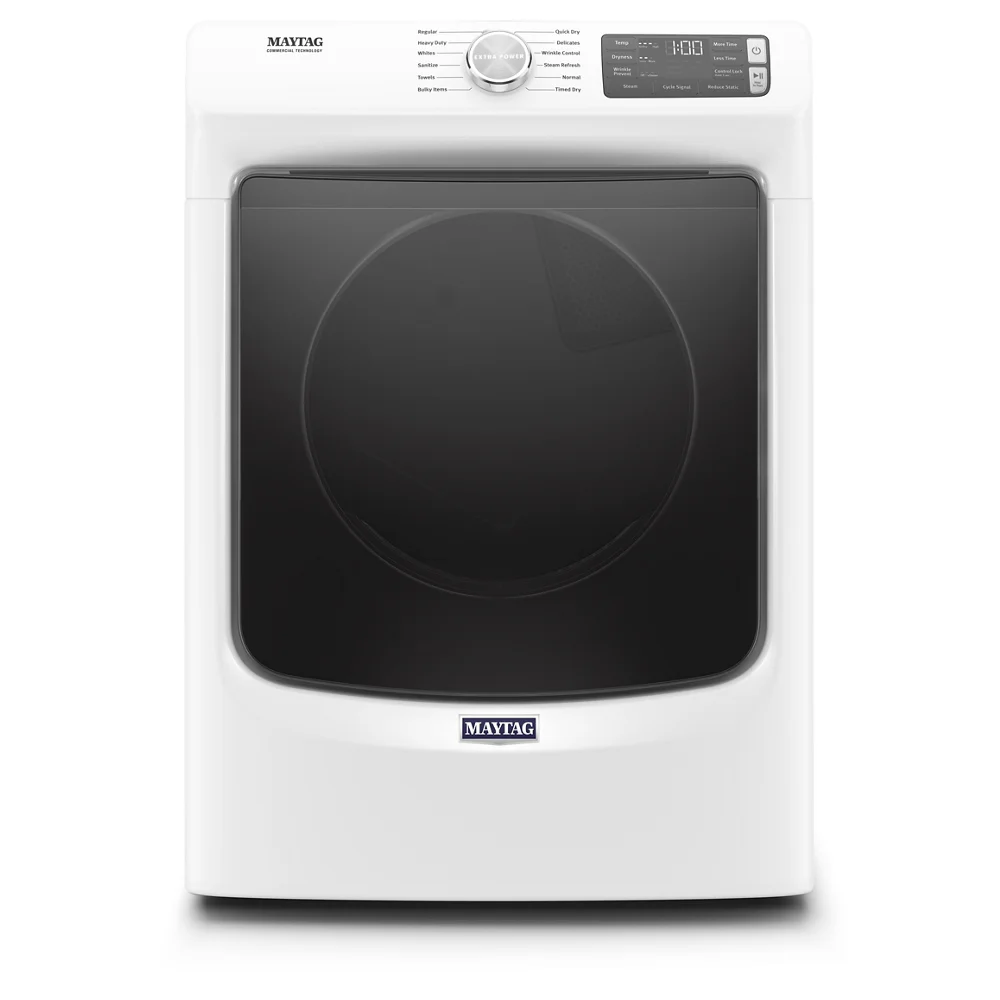 maytag med6630h 27″ wide 7.3 cu ft. energy star rated electric dryer – white maytag med6630h 27″ wide 7.3 cu ft. energy star rated electric dryer – white