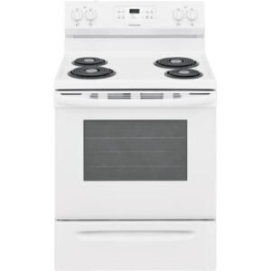 Store frigidaire 30 inch freestanding electric range with ready select® controls ffef3016vw
