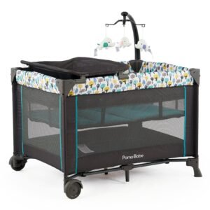 portable playard comfortable mattress changing