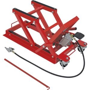 Store extreme max 5001.5041 pneumatic, hydraulic motorcycle, atv jack, 1500 lb. capacity
