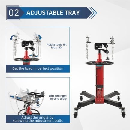 batoneco 1660 lbs/0.75t capacity hydraulic transmission jack 34″ – 70″ adjustable height telescopic transmission jack 2 stage w/ pedal 360° swivel wheel lift hoist for car lift garage batoneco 1660 lbs/0.75t capacity hydraulic transmission jack 34″ – 70″ adjustable height telescopic transmission jack 2 stage w/ pedal 360° swivel wheel lift hoist for car lift garage