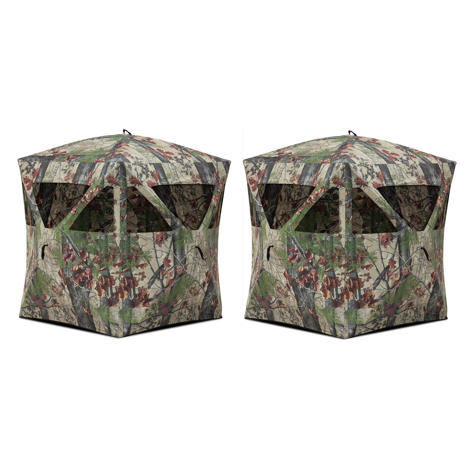 barronett blinds radar portable pop up hunting ground blind, backwoods (2 pack) barronett blinds radar portable pop up hunting ground blind, backwoods (2 pack)