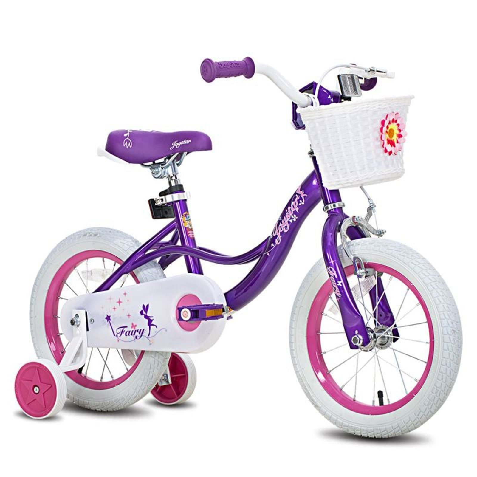 fairy 16 inch kids bike w/ training wheels for ages 4 to 7, purple (open box) fairy 16 inch kids bike w/ training wheels for ages 4 to 7, purple (open box)