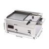 commercial deep fryer with griddle, large capacity countertop propane gas deep fryer 2 burner stainless steel countertop oil fryer with basket & lid for commercial & home commercial deep fryer with griddle, large capacity countertop propane gas deep fryer 2 burner stainless steel countertop oil fryer with basket & lid for commercial & home