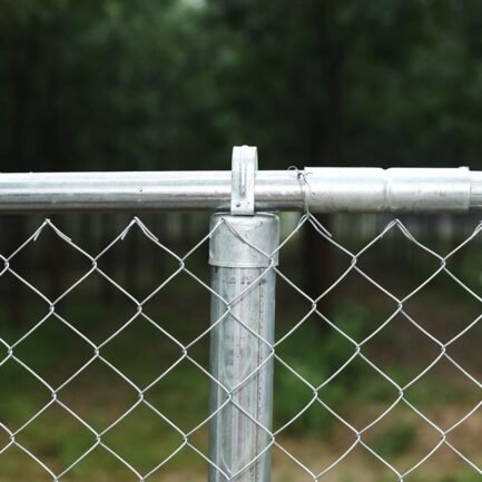 aleko kitclf6x50 galvanized steel 6 x 50 ft. chain link fence complete kit aleko kitclf6x50 galvanized steel 6 x 50 ft. chain link fence complete kit